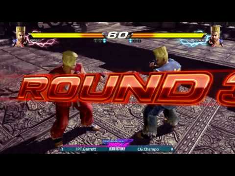CG Rage Quit 1.1 T7 Death Fist Only - CG.Champo vs NTR.Mic / IPT.Garrett