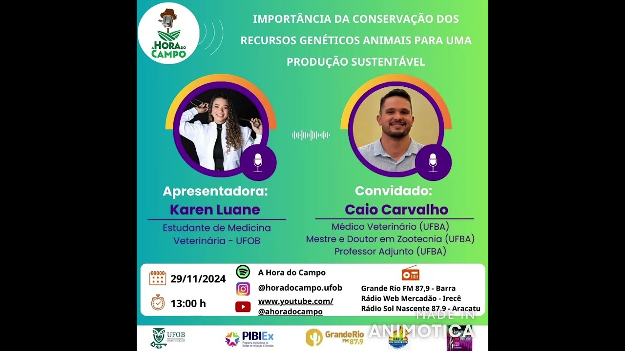 IMPORTÂNCIA DA CONSERVAÇÃO DE RECURSOS GENÉTICOS ANIMAIS PARA UMA PRODUÇÃO SUSTENTÁVEL