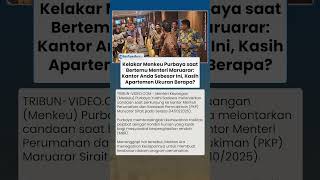 Kelakar Menkeu Purbaya Ruangan Mewah dan Luas Maruarar, Bandingkan Subsidi Rakyat 36 Meter Persegi