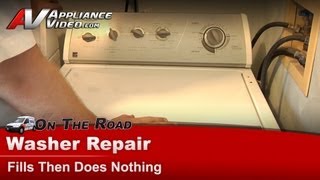 Whirlpool Washer Repair - Fills Then Does Nothing - Lid Switch