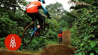 Biking through a Guatemalan Jungle Preserve