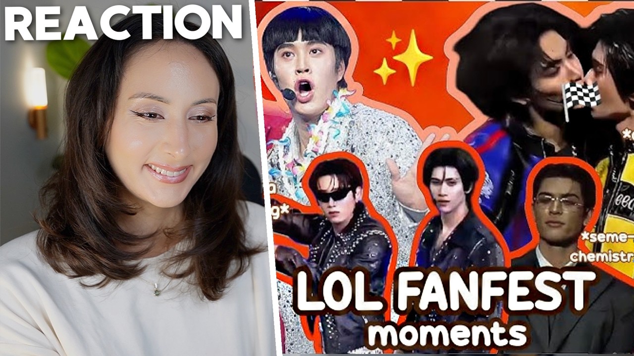 lol fanfest but they're just unhinged and flirty REACTION | GeminiFourth JoongDunk WilliamEst...