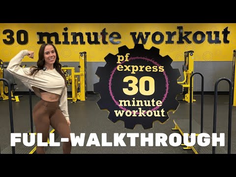 PLANET FITNESS 30-Minute Express Workout Circuit WALKTHROUGH