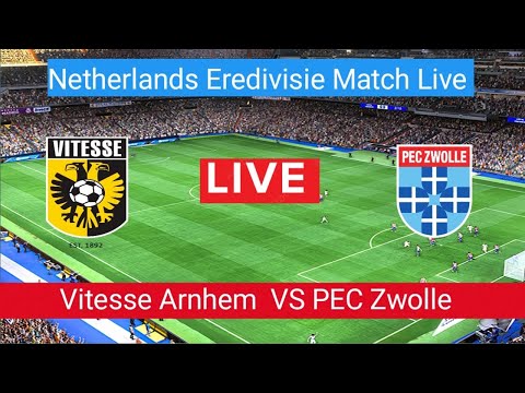 Vitesse Arnhem VS PEC Zwolle Live football match today | Netherlands Eredivisie Match Live Stream