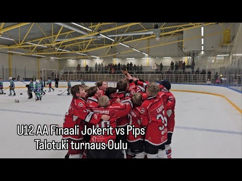 U12 AA Talotuki-turnaus finaali Jokerit vs Pips