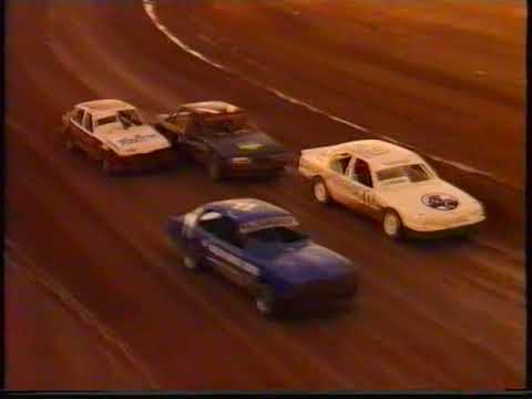 96/97 super 4 vic title Wangaratta, standard saloons, modified productions, mini sprints part 1
