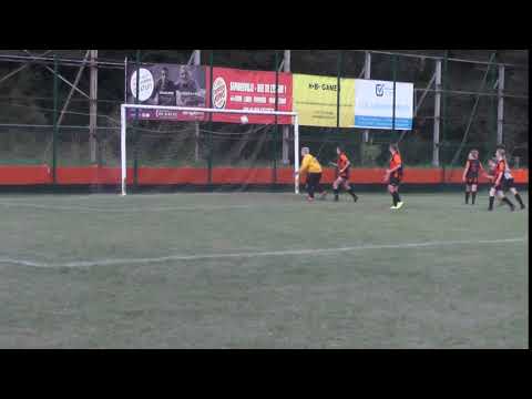 RUS Auvelais - Sporting de Charleroi 1-9 op 16.07.2020: Yulia Petelka tegen de lat!