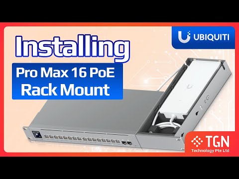 How to install Pro Max 16 Rack Mount #howto #tech #technology #switch #ubiquiti #ubiquitinetworks