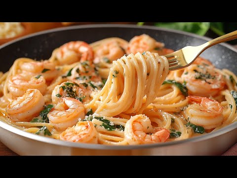 I’ve Never Eaten Anything This Delicious! Creamy Shrimp Pasta That Melts in Your Mouth!