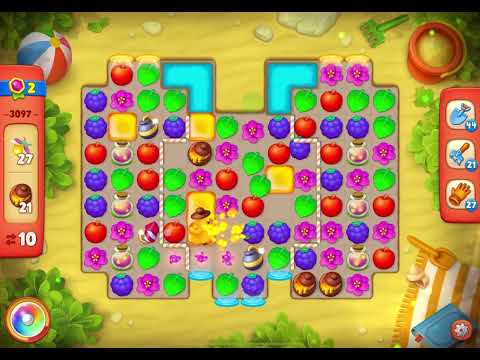 GardenScapes Level 3097 no boosters (14 moves)