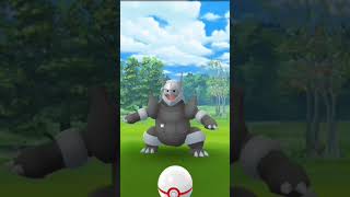 First ever beating ✊ the new mega Aggron in raid battle #pokemongo #megaraid #shorts