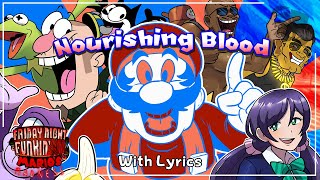 Nourishing Blood WITH LYRICS - FNF: Mario's Madness V2 Cover [APRIL FOOLS]