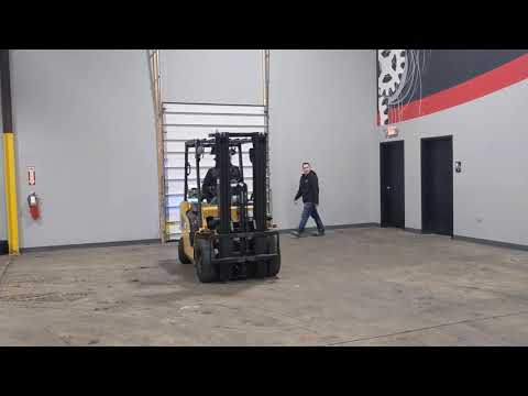 2017 Caterpillar GP25N 5000lb Pneumatic LPG Forklift STK 8518