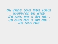 Shy'm - je suis moi avec les paroles 