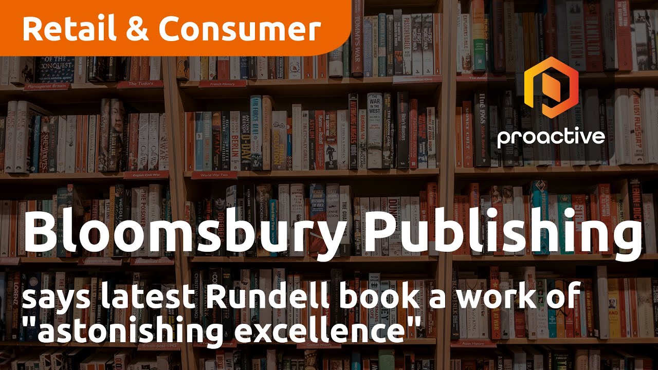 Bloomsbury Publishing says latest Rundell book a work of "astonishing excellence"