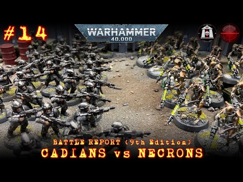 Astra Militarum (Cadians) vs Necrons *Warhammer 40k* 9th Edition Battle Report EP:14