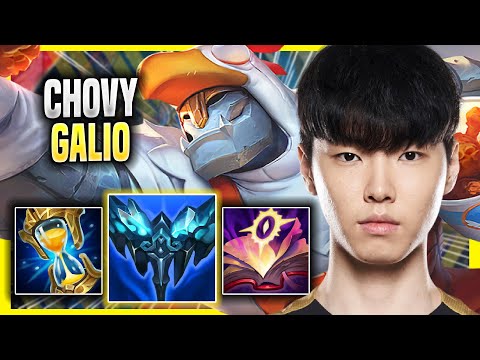 CHOVY IS SO GOOD WITH GALIO! - GEN Chovy Plays Galio MID vs Lucian! | Season 2022