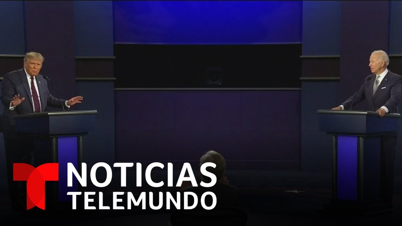 Trump y Biden debaten entre interrupciones y ataques | Noticias Telemundo