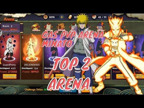 GAS ARENA SAMPAI TOP 1 PAKAI MINATO EDO TENSEI - BEAST POWER NIGHT NINJAS