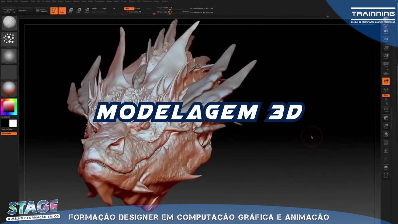 CURSO STAGE - Computação Gráfica e Animação 3D