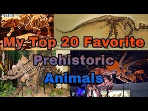 My Top 20 Favorite Prehistoric Animals (2019)
