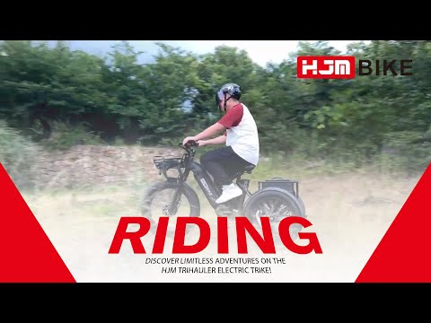 Discover Limitless Adventures on the HJM TriHauler Electric Trike!