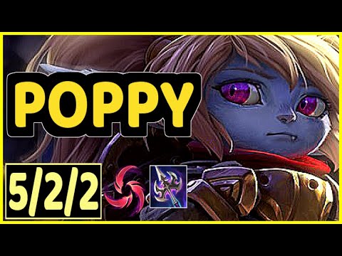 POPPY VS GRAVES - 5/2/2 KDA JUNGLE GAMEPLAY