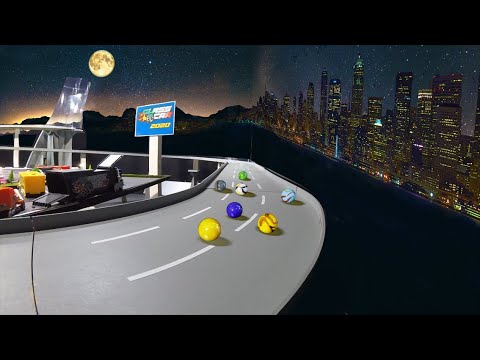 Glasscar Race 4 - Highlights - Marble Race