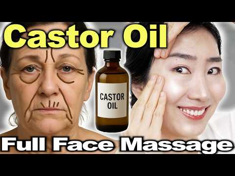 The Complete Castor Oil Guide for Wrinkles & Sagging - Full Face Lift Massage | Results in 3 Weeks