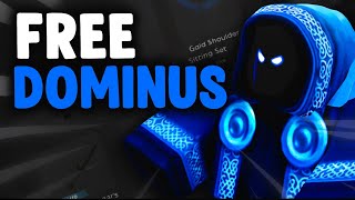 HOW TO GET A FREE DOMINUS in Roblox (NEW! 2 Working Methods + UGC)