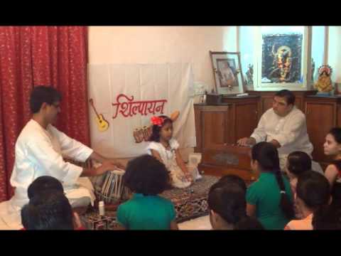 Prodigy Child Jayantika Dey d/o Devashish Dey sings Raga Jaunpuri at Shilpayan the Music Hub