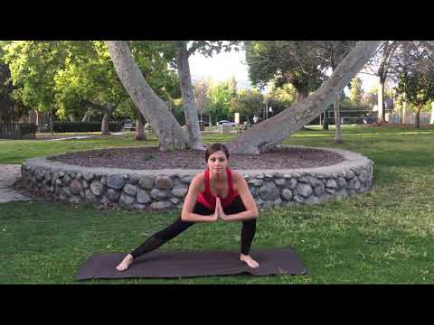 Yoga Extended Leg Squat