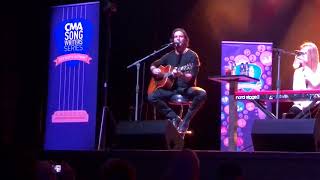 Brett James, Out Last Night, CMA Songwriters Session, London 2018