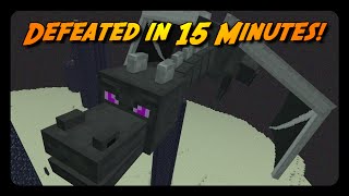 MINECRAFT SPEEDRUN in 15 MINUTES!