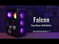 AEROCOOL PGS FALCON-A-BK-V1 FRGB dėklas
