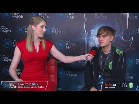 JerAx interview  - Kiev Major 2017 OG vs EG