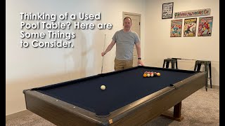 What Does it Take to Get a Used Pool Table in Shape