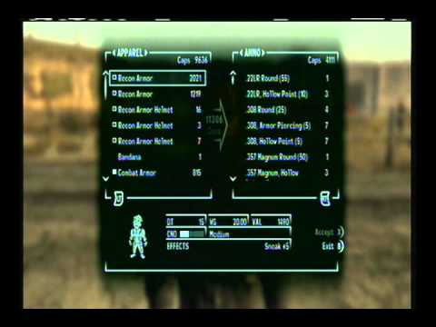 Fallout New Vegas cap making guide + You Run Barter Town Achievement