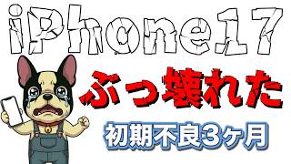 【緊急】iPhone17初期不良で3ヶ月でぶっ壊れる!!やっぱりeSIMが使えなすぎる