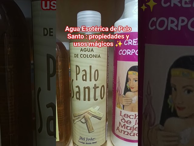 Vídeo relacionado con Agua de Colonia de Palo Santo, 221 ml, Colonia Esotérica de Palo Santo de Murray & Lanman para Energía Purificación y Bienestar"