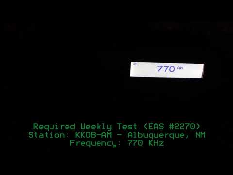KKOB 770 EAS Test (EAS #2270) 8/3/20