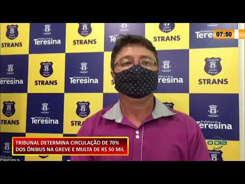 Tribunal determina circulação de í´nibus durante greve 14 10 2020