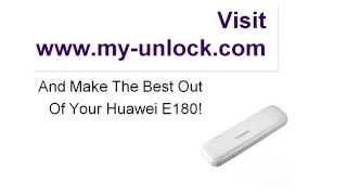 preview picture of video 'Huawei E180 Unlock Code Simlock Code - Free unlocking Tutorial - Free Software'