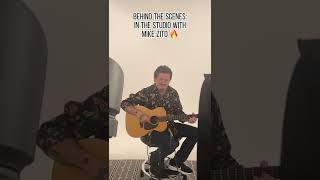 Behind the scenes: in the studio with Mike Zito 🔥 #recordingstudio #guitarsdaily #guitarra