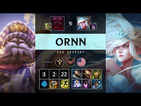 Ornn Support vs Janna - NA Grandmaster Patch 25.06