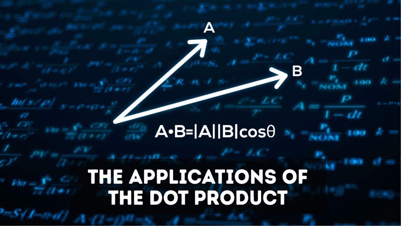 The real world applications of the dot product