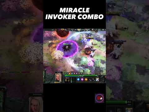 Dota 2 Highlights - Miracle Invoker Combo Defeaning Blast #shorts