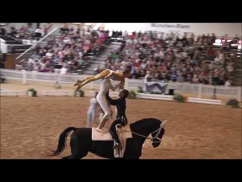 Deutsche Jugendmeisterschaften München 2018 - Voltigieren - Gruppe Ingelsberg Junior 1