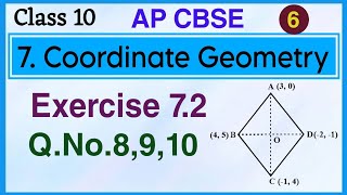 Download Lagu AP, 10thClass, 7.Coordinate Geometry, Exercise 7.2 Q.No.8,9,10 @mathsworldmakessmartintelugu Thumbnail