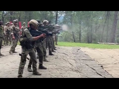Para SF and US army joint Firing drill | Ex Vajra Prahar | IWI Tavor